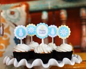 Easter Printable Cupcake Toppers - Daisy Garden Collection by The TomKat Studio Il_170x135