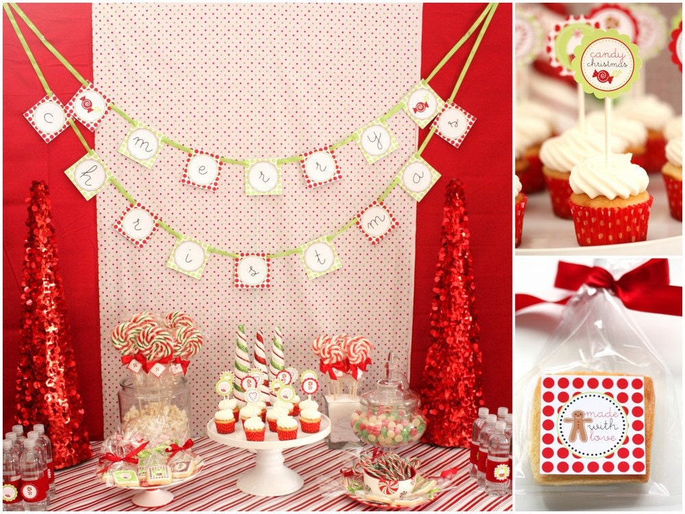 Printable Christmas Collection - Candy Christmas - The TomKat Studio