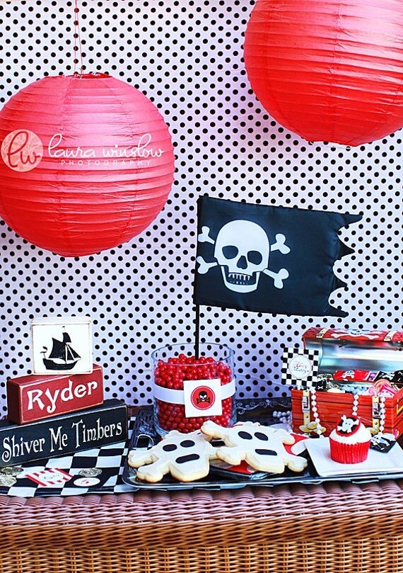 Pirate Party Printable Collection by The TomKat Studio