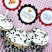 Printable Party Circles- Pizza Party Collection - The TomKat Studio