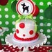 Christmas Gift Tags - Printable Polka Dot Monogram Party Circles - The TomKat Studio