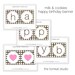 PRINTABLE Happy Birthday Banner - Milk & Cookies Party Collection - The TomKat Studio