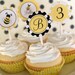 Bumble Bee Party Printable Favor Tags by The TomKat Studio