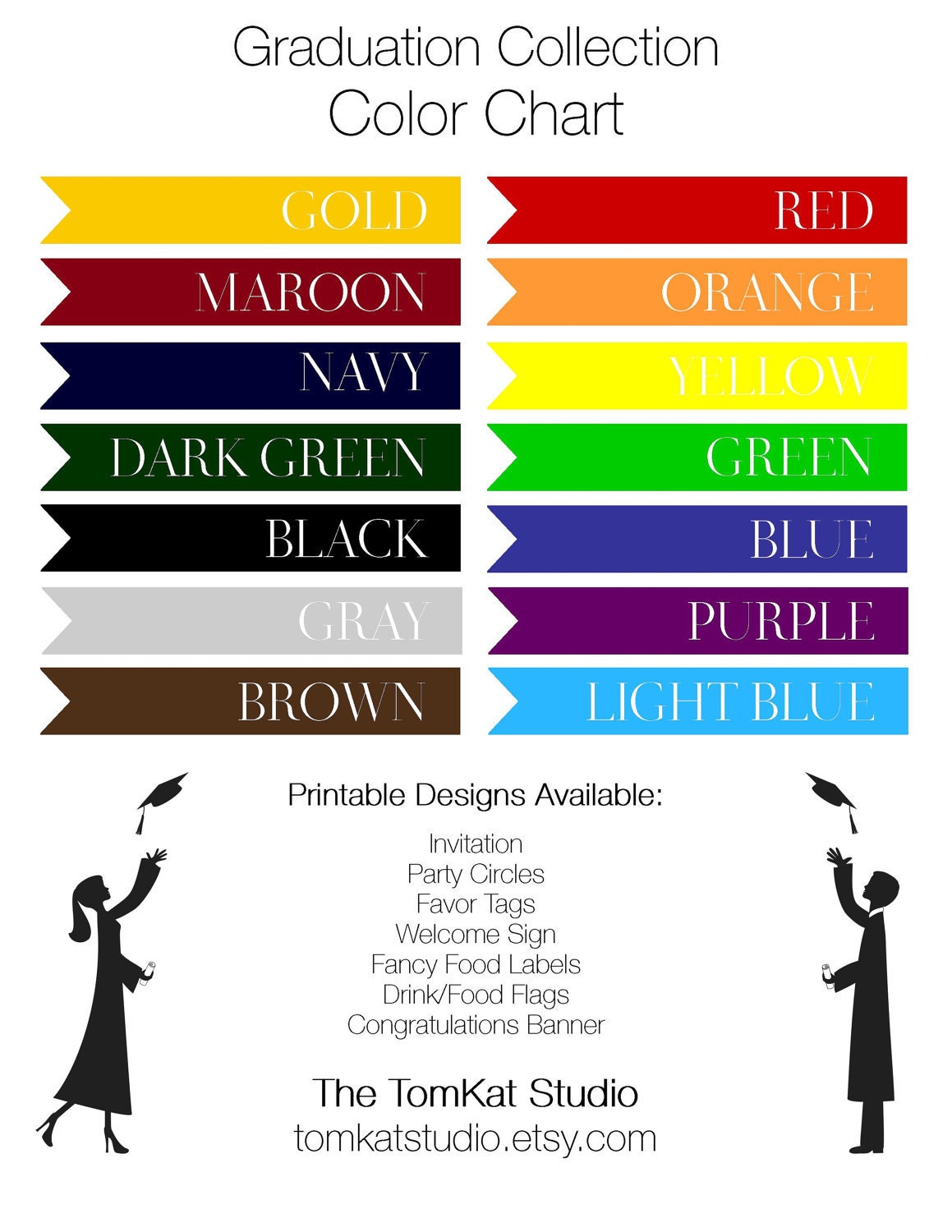 PRINTABLE Invitation Design - Class of 2012 Graduation Party Collection - The TomKat Studio