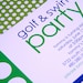 Printable Party Circles - Golf Party Collection - The TomKat Studio