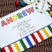 ABC 123 Party Printable Invitation by The TomKat Studio