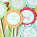 PRINTABLE Bright Baby Cupcake Toppers for Baby Shower - DIY by The TomKat Studio