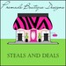 Steals and Deals Shabby Chic Boutique 8 Piece Etsy Banner Package - 80593913