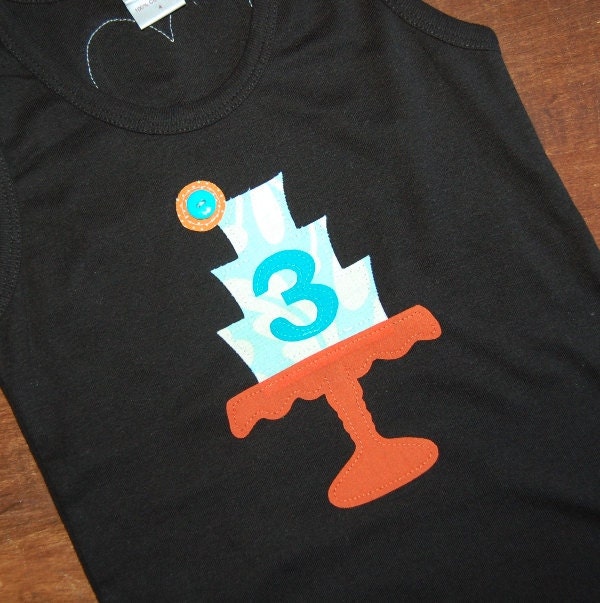 Girls Birthday Shirt ... Melody Vintage Cake Stand birthday tee Il_170x135