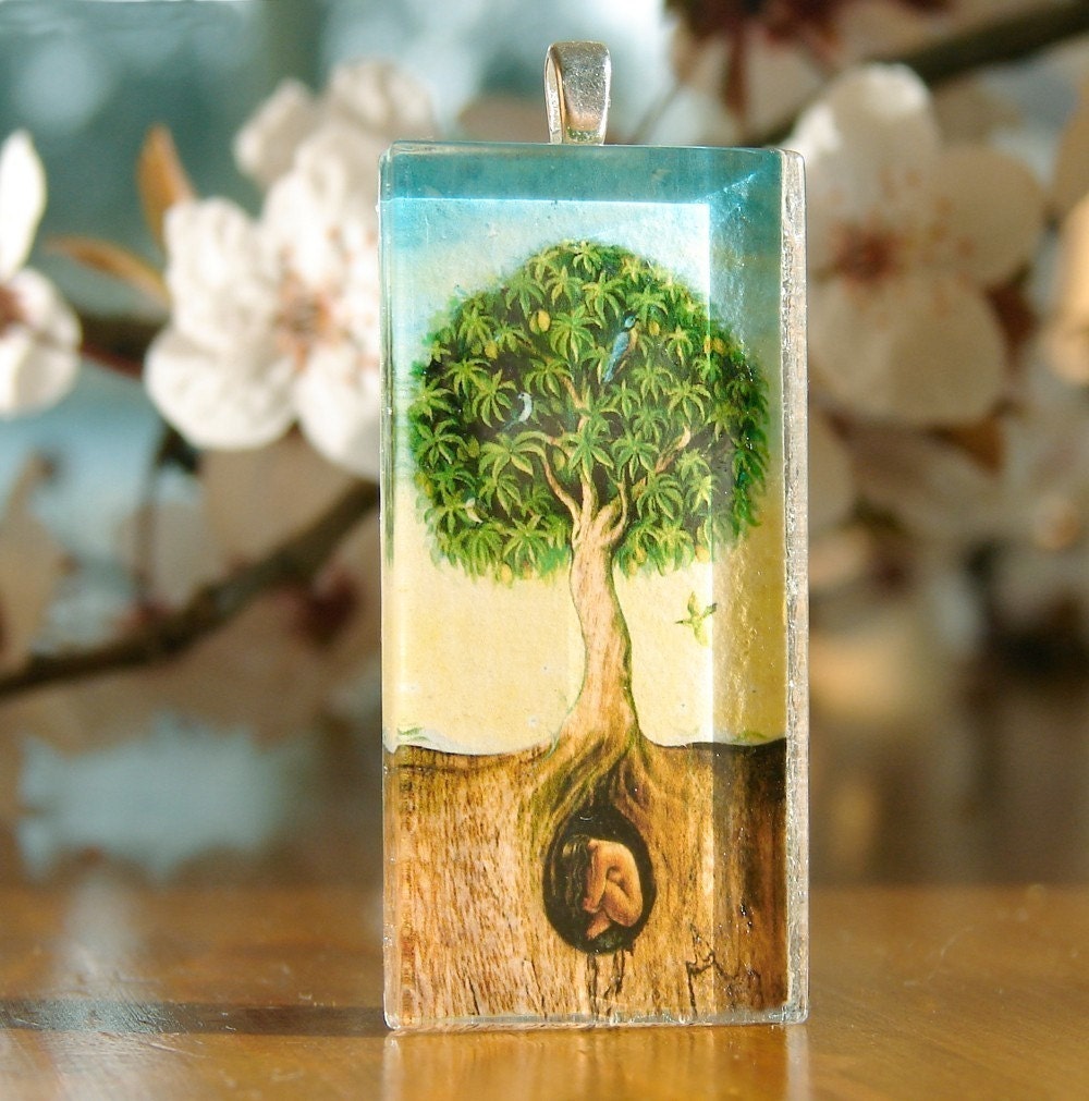Tree of Life  pendant Necklace personal personalized jewelry