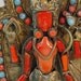 Mystical antique Antique coral turquoise Snake Goddess alter