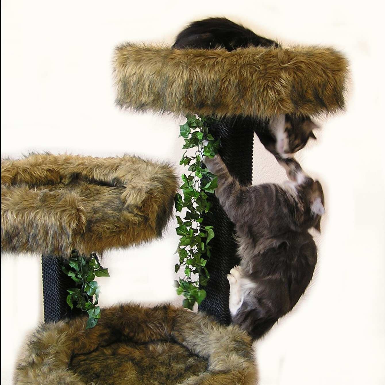 CUSTOM Cat TREE SALE 4' Cat Trees Designer Cat Beds Top Modern Cat Trees Condos Unique Cat Furniture Scratching Posts Free Shipping