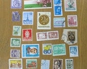 Vintage World Postage Stamps - Set of 25