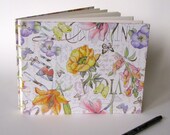 Large Florentine Print Garden Bouquet Guest Book, Last One
