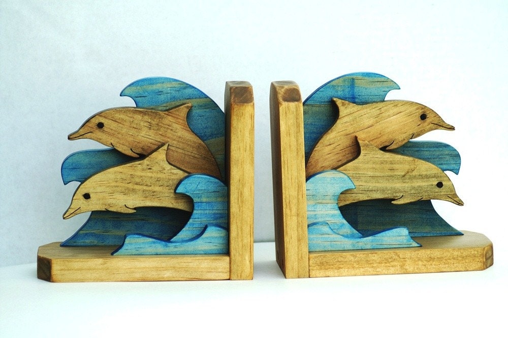 Dolphin Bookends