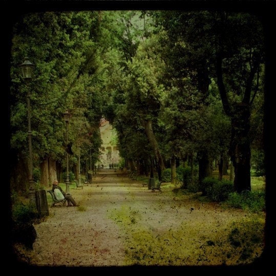 Il Giardino Segreto, The Secret Garden I, Fine art photograph, 8x8 print