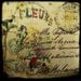 Les Fleurs, Flower and vintage letter collage print