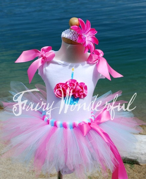 Cotton Candy Sewn Tutu......Perfect for Birthday, Photo Prop, Gift