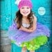 Stackable petal filled TUTU... great for photography prop, birthday, dress up or just plain ol fun.... YOU choose colors.... white, pale pink, hot pink, lime, lavender, teal, purple