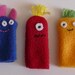 3 Monster Finger Puppets