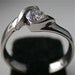 Pure Palladium 4mm band with .50 carat Canadian Diamond Solitaire- certified