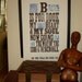 B is for BOOK My Heart and my Soul Now Going the Way of the Scribe and the Scroll Letterpress Print