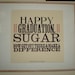HAPPY GRADUATION, Sugar Letterpress Poster Art Signed Limited Edition Print Handmade
