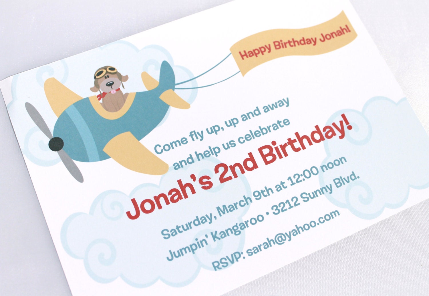 Airplane Birthday Invitations Il_170x135