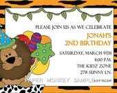 Jungle Animals Birthday Invitations Il_170x135