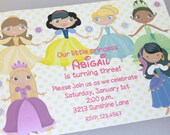 Princess Birthday Invitations Il_170x135