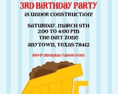 Dump Truck Birthday Party Invitations Il_170x135