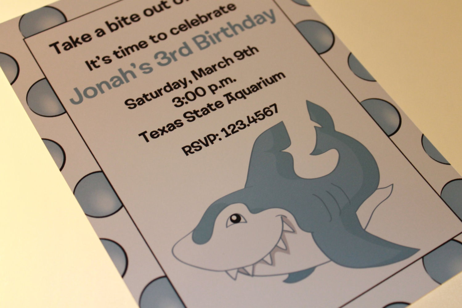 Shark Birthday Invitations Il_170x135