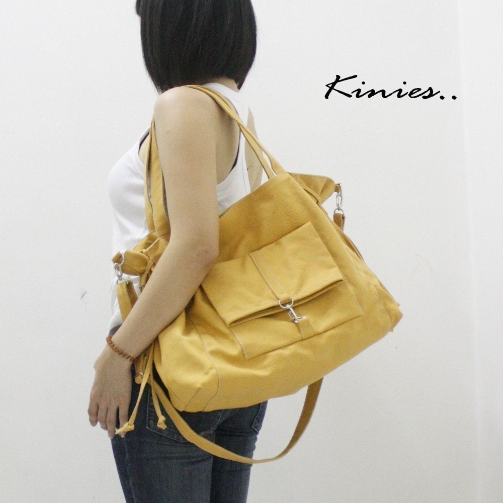 Last - EZ Canvas Bag in GOLDEN ROD