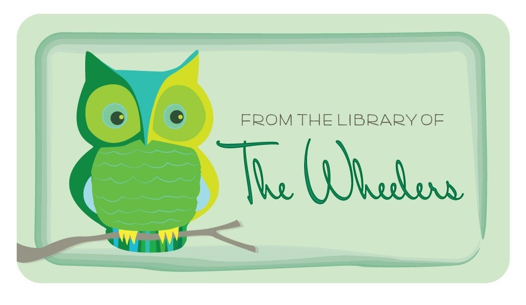 Adorable Owl Bookplate