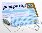 Make a Splash Pool Party Invite