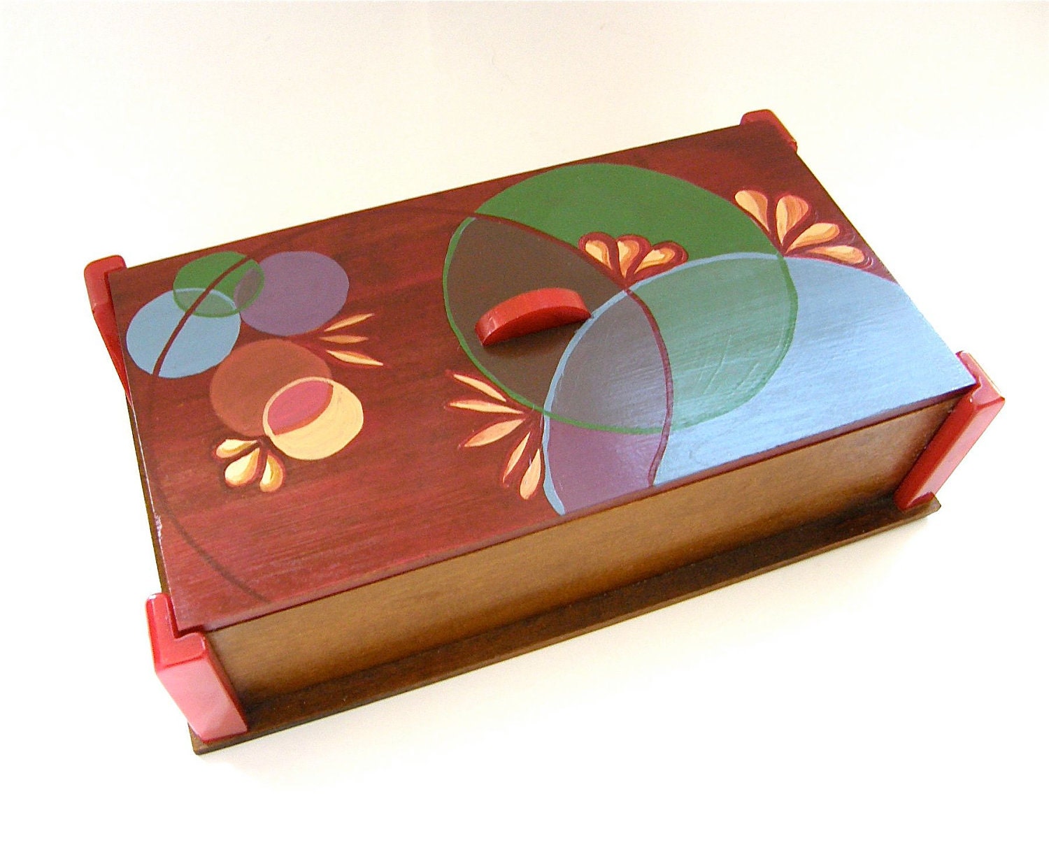 SUPER SALE Jewelry Box, Keepsake Box, Hand Painted