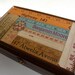 Pencil Box, Art Supply Box, Desk Organizer, Vintage Rulers, Wood