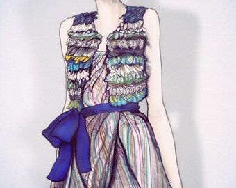 Reem Acra 2010 Collection 8in X 11in Art Print