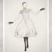 Owl Dress 8inX11in Art Print
