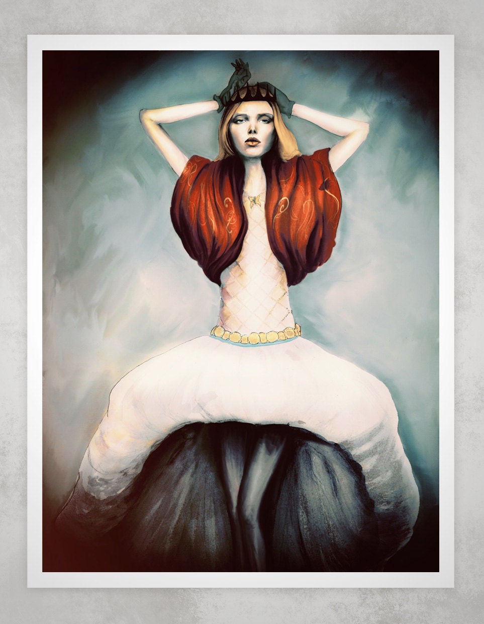 Queen Contemporary 8inX11in Art Print