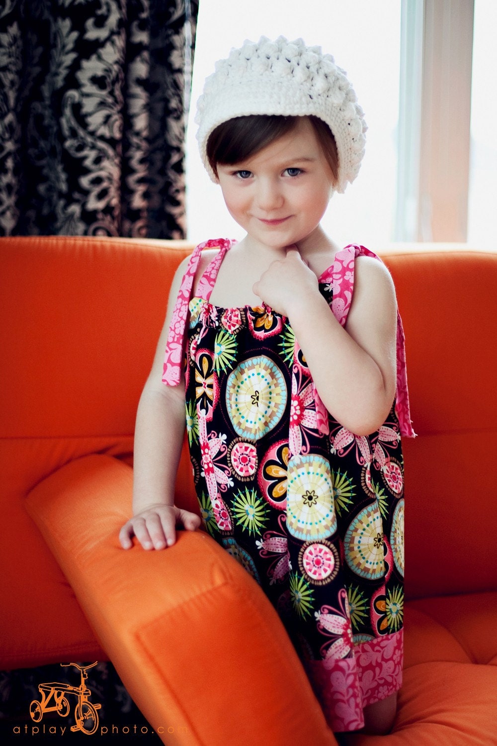 Carnival Bloom (brown) dress