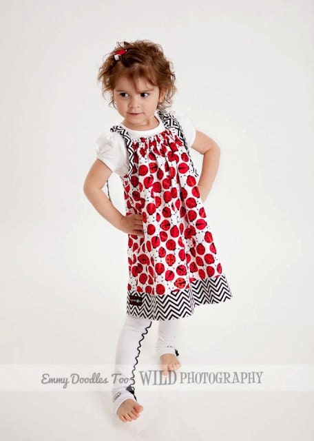 NEW Lil LadyBug Pillowcase Dresses