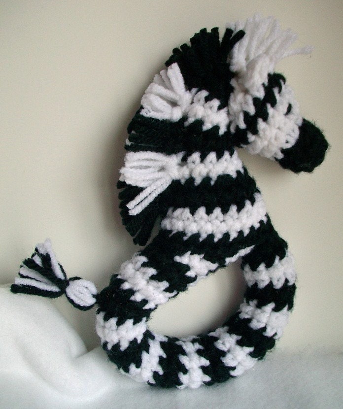 Zebra/ Pony Rattle Pattern 2 patterns in 1