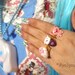 Kawaii ring, lolita, fairy kei, bear ice cream cone ring