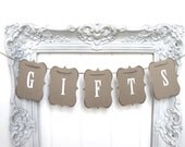 Wedding Sign - GIFTS Banner - wedding banner, wedding decor, baby shower, party