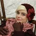 Maroon Wine Cap Hat with a Dusty Rose Flower MADE TO ORDER