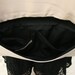 Ivory Black Lace Organza Bow Clutch READY TO SHIP