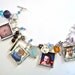 Traditional charm bracelet with handmade photo frames 4 photos