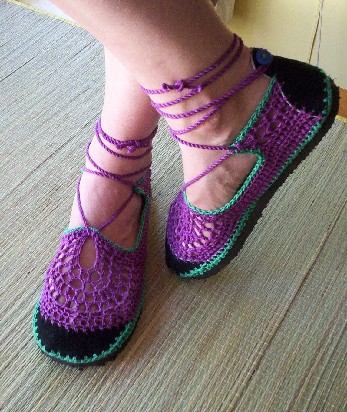Purple and Jade Laced Guillerminas