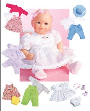 McCall Patterns for DyDee Doll Baby Clothes by PelargoniumTeacup